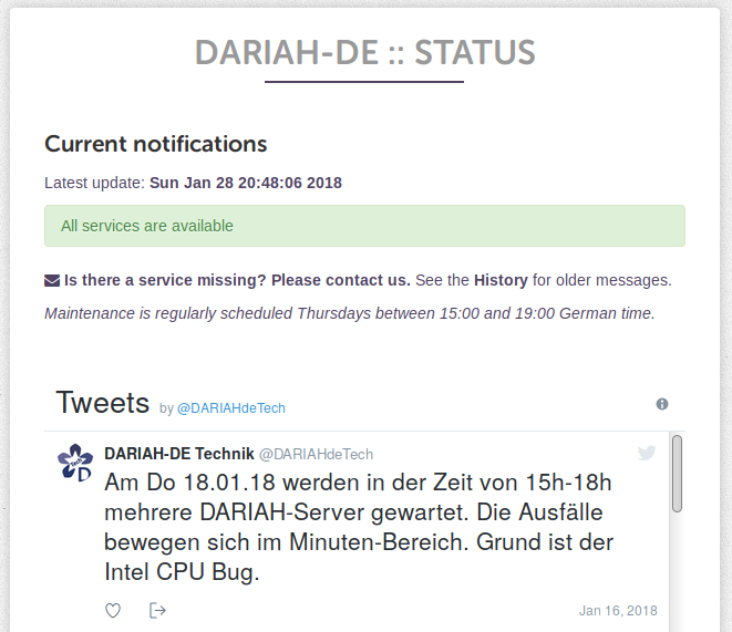 Status OK